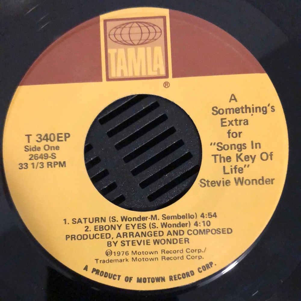 Stevie Wonder All Day Sucker Vinyl 45 Record